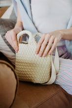 Load image into Gallery viewer, Woven Crossbody Bucket Bag