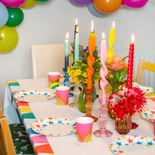 Load image into Gallery viewer, Rainbow Twisted Dinner Candles
