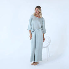 Load image into Gallery viewer, Mo-Crop Satin Palazzo