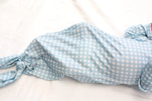 Load image into Gallery viewer, Knotted Gown - Gingham in Cottage Blue
