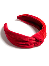 Load image into Gallery viewer, Knotted Velvet Headband