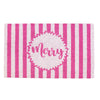 Merry Script Stripe Doormat