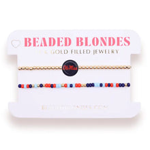 Load image into Gallery viewer, Ole Miss Sprinkle Bracelet s/2 (Copy)