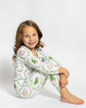Load image into Gallery viewer, Kid's Nutcracker Trellis Long Sleeve Pajamas