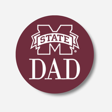 Load image into Gallery viewer, MS State University Mom/Dad Button
