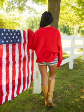 Load image into Gallery viewer, USA FLAG MOCKNECK