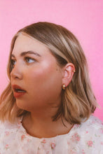 Load image into Gallery viewer, Gold Hammered Hoops - Hypoallergenic
