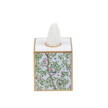 Load image into Gallery viewer, Elsie's Garden Enameled Tissue Box Cover