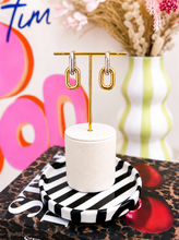 Load image into Gallery viewer, Soho Link Two-Tone Earrings | Stainless Steel + Waterproof