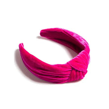 Load image into Gallery viewer, Knotted Velvet Headband