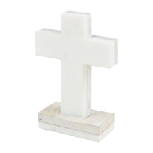Load image into Gallery viewer, Mudpie Marble Wood Crosses