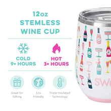 Load image into Gallery viewer, Pop Fizz Stemless Wine Cup 12oz