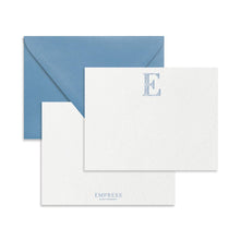 Load image into Gallery viewer, Blue Antique Letter Note Cards