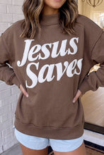 Load image into Gallery viewer, Jesus Saves Mock Neck Sweatshirt