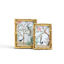 Load image into Gallery viewer, Gold Faux Bamboo Photo Frames
