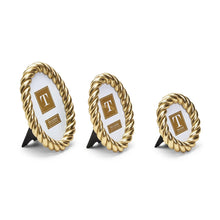 Load image into Gallery viewer, Gilded Rope Gold Finish Photo Frame