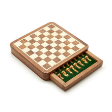 Load image into Gallery viewer, Magnetic Chess Set in Hand-Crafted Wooden Box