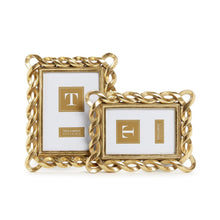 Load image into Gallery viewer, Gold Ribbon Photo Frame