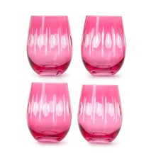 Load image into Gallery viewer, Sparkling Cut Stemless Wine Glass 16 oz