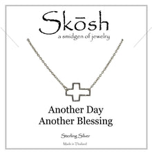 Load image into Gallery viewer, Skosh Small Open Cross Necklace