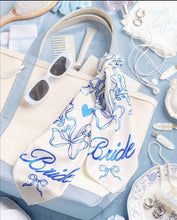 Load image into Gallery viewer, Bride Hair Scarf | white, bridal, bachelorette, wedding
