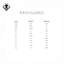 Load image into Gallery viewer, Sugar Bee Clothing | Boys Long Sleeve Swim Rashgaurd