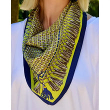 Load image into Gallery viewer, Wilmont Tassel Scarf Green