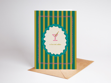 Load image into Gallery viewer, A Tini Bit Older Martini and Olives Card