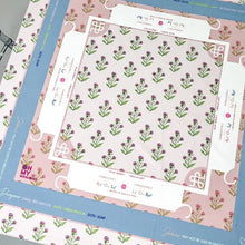 Load image into Gallery viewer, Pink Instructional Mahjong Tablecloth
