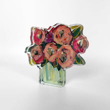 Load image into Gallery viewer, Blush and Blue Acrylic Floral