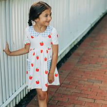 Load image into Gallery viewer, Sugar Bee Clothing | Red Apples Twirl Dress
