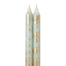 Load image into Gallery viewer, 12" Gold Brushed Taper Candles