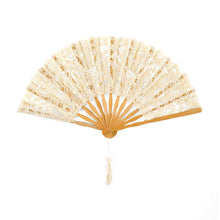Load image into Gallery viewer, Antique Lace Hand Fan
