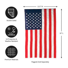 Load image into Gallery viewer, American Flag Garden Flag