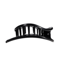 Load image into Gallery viewer, Jet Black | Large | Flat Circle Hair Clip
