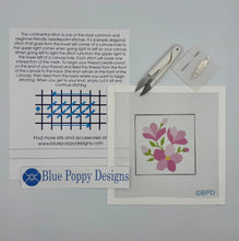 Load image into Gallery viewer, Pink Flowers Needlepoint Kit