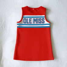 Load image into Gallery viewer, The Ole Miss | Bright Red Classic Cheer Dress