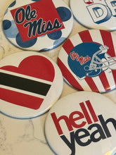 Load image into Gallery viewer, Ole Miss Football Buttons 3"