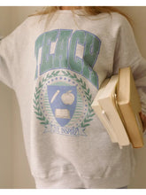 Load image into Gallery viewer, Teacher Crest Sweatshirt