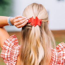 Load image into Gallery viewer, Flat Hair Clip | Medium | Red Shooting Star