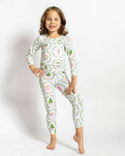 Load image into Gallery viewer, Kid's Nutcracker Trellis Long Sleeve Pajamas