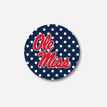 Load image into Gallery viewer, Ole Miss Polka Dot Buttons
