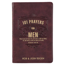 Load image into Gallery viewer, 101 Prayers for Men Faux Leather