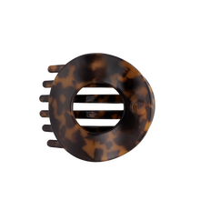 Load image into Gallery viewer, Tortoise Flat Circle Hair Clip