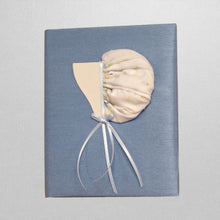Load image into Gallery viewer, Photo Album with Baby Boy Bonnet