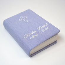 Load image into Gallery viewer, Children’s Bible In Shantung With Cross