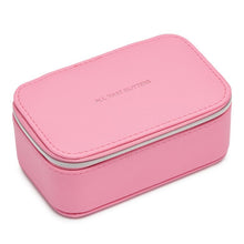 Load image into Gallery viewer, Pink Saffiano Mini Jewellery Box