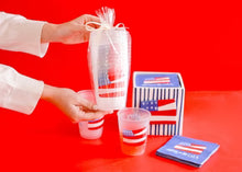 Load image into Gallery viewer, Flag Frosted Cups Set of 10
