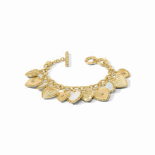 Load image into Gallery viewer, Heart Charm Bracelet - Mother of Pearl