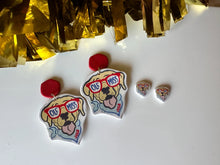 Load image into Gallery viewer, Weathered Collegiate Earrings